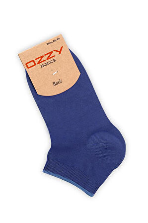 Ozzy Socks 12 Çift Bambu Erkek Dikişsiz Patik Çorap 4 Mevsim Dayanıklı Topuk Ve Burun Koyu Renkler