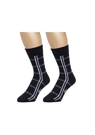 Ozzy Socks 3 Çift Dikişsiz Erkek Penye Pamuklu 4 Mevsim Çorap Dayanıklı Topuk Burun