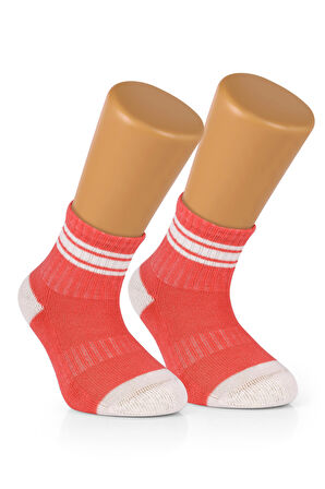 8 ÇİFT  Pamuklu Bebek Çocuk Çizgili Soket Çorap