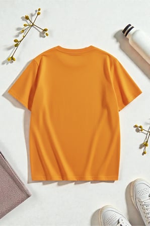 Unisex Saturn Baskılı T-shirt