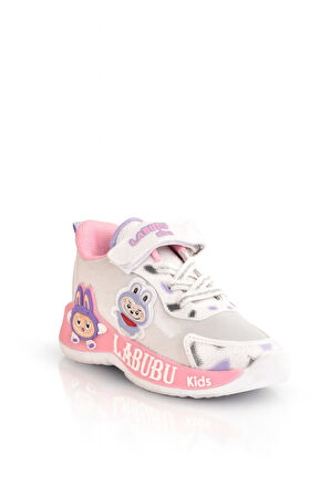  LABUBU KIZ ÇOCUK HAFİF VE ESNEK SPOR AYAKKABI 26 İLE 30 NO ARASI IŞIKLIDIR