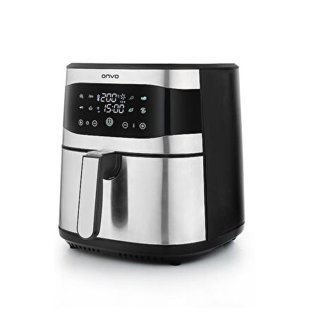 Onvo OVFRY06 8 lt Yağsız Airfryer Siyah