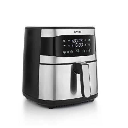 Onvo OVFRY06 8 lt Yağsız Airfryer Siyah