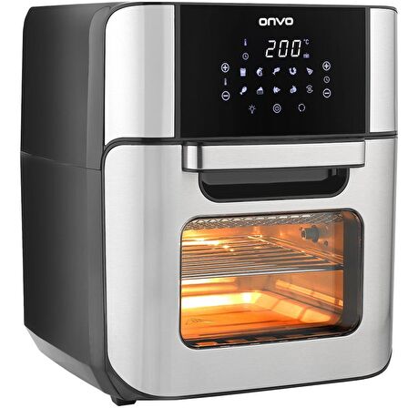 Onvo OVFRY09 Yağsız Airfryer Inox