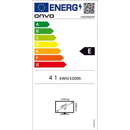 Onvo 43OV6000F Full HD 43" Android TV LED TV