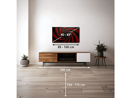 ONVO 43OVF9000FQ 43 inç 109 Ekran Uydu Alıcılı Smart FHD QLED TV