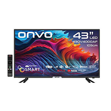 Onvo 43OV4000AF 43'' FHD Android 13 Smart Led TV