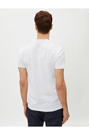 Erkek Sarı Polo Yaka T-Shirt Basic Kisa Kollu Pamuklu