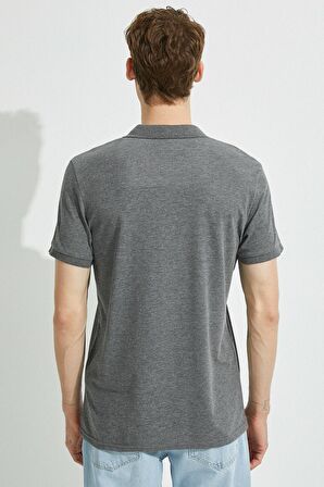Polo Yaka Slim Fit Pamuklu Tisört