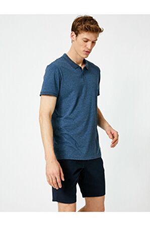 Polo Yaka Slim Fit Pamuklu Tisört