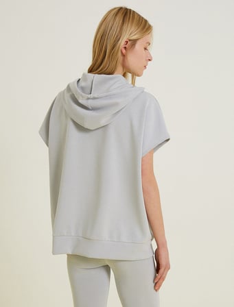 Kolsuz Kapüşonlu Sweatshirt Hoodie Oversize