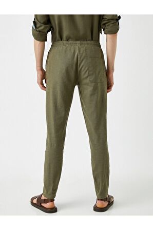 Tapered Fit Gabardin Pantolon