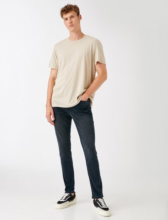 Slim Fit Kot Pantolon - Brad Jean