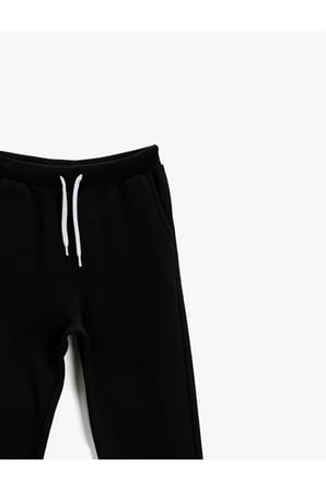 Hıp Hop Baskılı Jogger Eşofman Altı - Siyah 2kkb46005tk