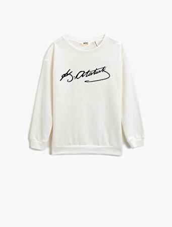 Koton Atatürk İmzalı Sweatshırt