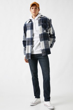 Slim Fit Kot Pantolon - Brad Jean