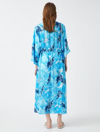 Desenli Kimono 