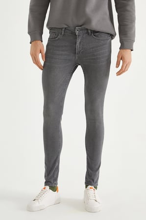 Erkek Gri Jeans 2KAM43613MD