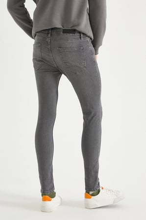 Erkek Gri Jeans 2KAM43613MD