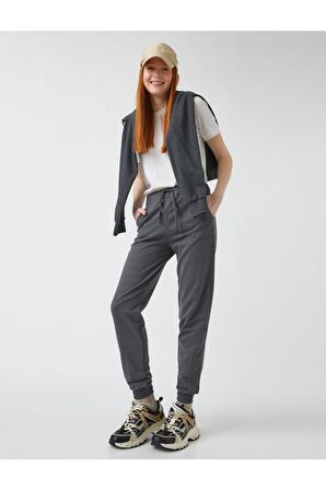 Koton Beli Lastikli Jogger Eşofman Altı