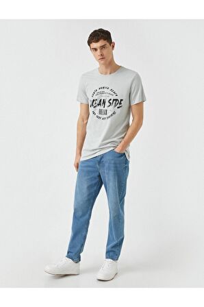 Koton Baskılı Slim Fit Tişört