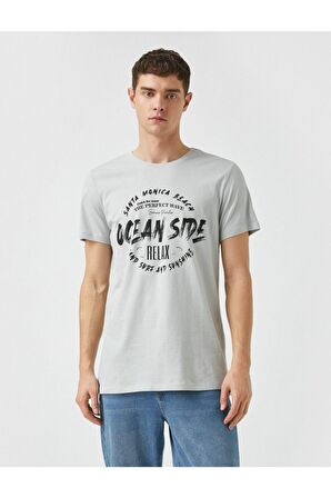 Koton Baskılı Slim Fit Tişört