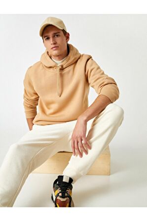 Basic Kapsonlu Sweatshirt