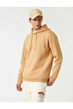 Basic Kapsonlu Sweatshirt