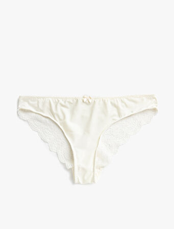 Arkası Dantelli Brief Külot