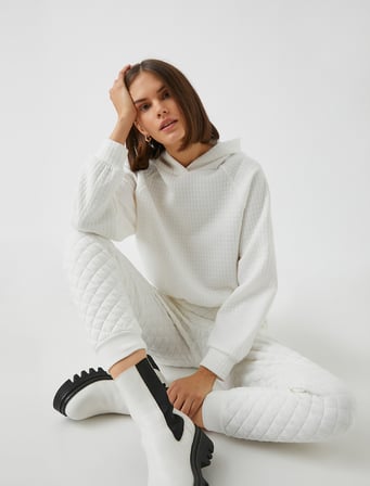 Crop Fitilli Sweatshirt