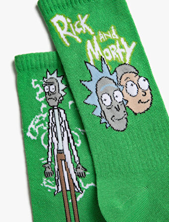 Rick and Morty Lisanslı Çorap