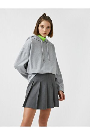 Kapüsonlu Oversize Sweatshirt