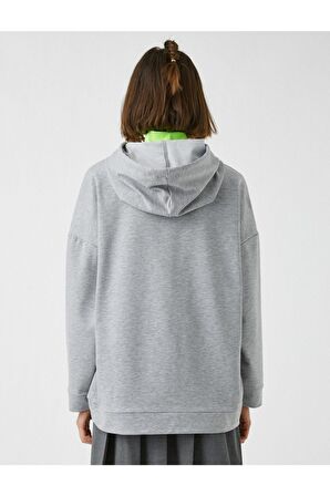 Kapüsonlu Oversize Sweatshirt