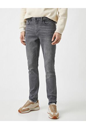 Slim Fit Kot Pantolon - Brad Jean