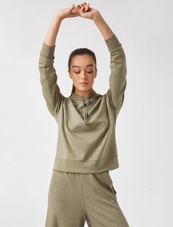 Kapüşonlu Spor Sweatshirt