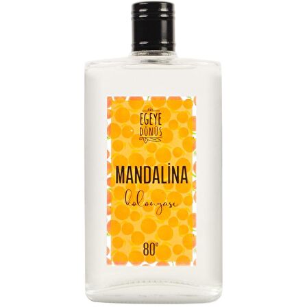 Egeye Dönüş Mandalina 80 Derece Cam Şişe 200 ml Kolonya