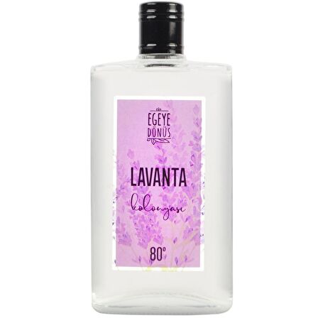 Egeye Dönüş Lavanta 80 Derece Cam Şişe 200 ml Kolonya