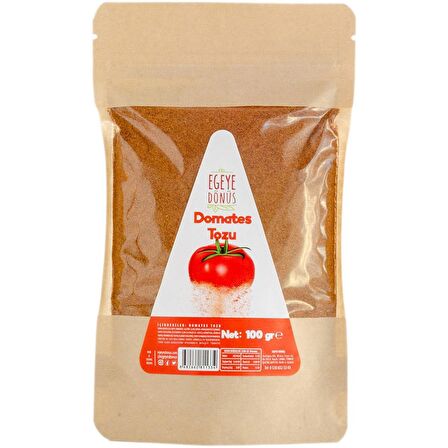 Glutensiz Domates Tozu - 100 Gr. (Yüksek Aroma - Renk Verici - Katkı Koruyucu İçermez)