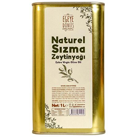 Natürel Sızma Zeytinyağı Teneke (Yeni Sezon) - 1 Litre