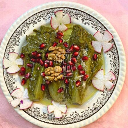 Cibes Otu Konserve - (Meze ve Salata İçin Yemeğe Hazır Cibez Ege Otları Kavanoz) - 650 Gr.