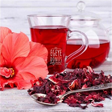 Mekke Gülü Hibiskus Nar Çiçeği - 20 Gr. - Kavanoz Görünümlü Kilitli Poşet - Kilitli Saklama Poşeti