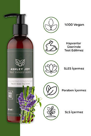 Ashley Joy İnce Telli Saçlar İçin Hacim Veren Saç Kremi 250 ML