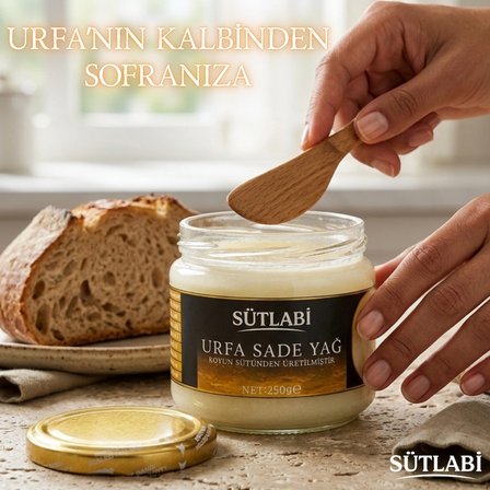 Sade Yağ (Ghee) 250 Gr | %99,5 Saf Koyun Sütü Yağı - Renklendiricisiz, Katkısız, Laktozsuz, Kazeinsiz Saf Altın Yağ 250 Gr