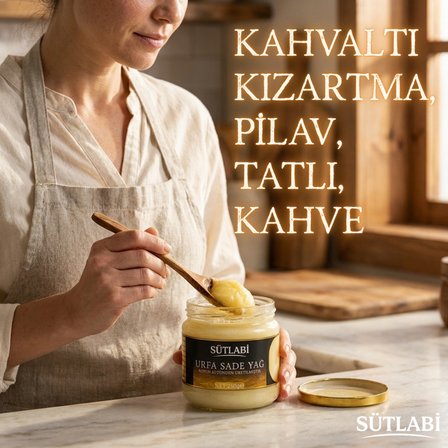 Sade Yağ (Ghee) 250 Gr İkili Paket | %99,5 Saf Koyun Sütü Yağı - Renklendiricisiz, Katkısız, Laktozsuz, Kazeinsiz Saf Altın Yağ