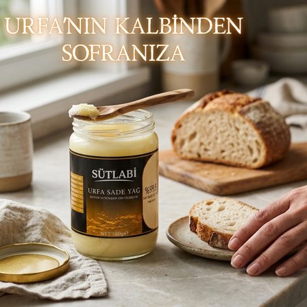 Sade Yağ (Ghee) 580 Gr İkili Paket | %99,5 Saf Koyun Sütü Yağı - Renklendiricisiz, Katkısız, Laktozsuz, Kazeinsiz Saf Altın Yağ