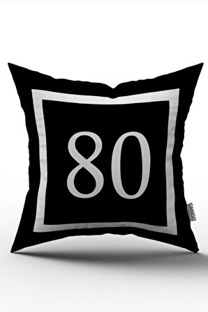 Rakamlı Dijital Baskı Kırlent Kılıfı 80