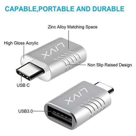 Livx USB 3.0 To Type-C Çevirici Dönüştürücü OTG Adaptör OTGMD