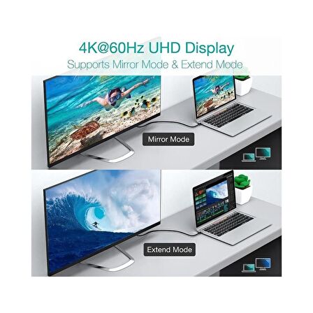 LivX Force 100w Usb-c To Usb-c 3.1 Gen2 10 Gbps 4k@60hz 3 Metre Hızlı Şarj Data Ve Görüntü Kablosu Örgülü GN-03