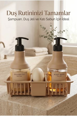 2’li Cam Sıvı Sabunluk Seti | El ve Bulaşık Sabunu Seti | Standlı Banyo Düzenleyici | 250 ML x 2