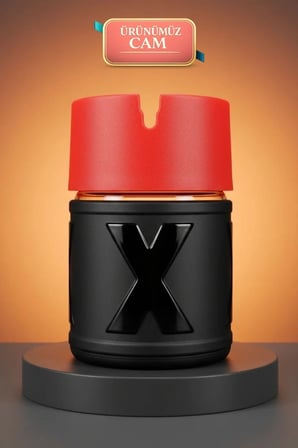2 Adet X Cam Kokusuz Küllük | Koku Hapseden Kapaklı | Rüzgar Önleyici Kapaklı | Araç ve Ev Kullanımına Uygun | Sarı Turuncu | 210 ML